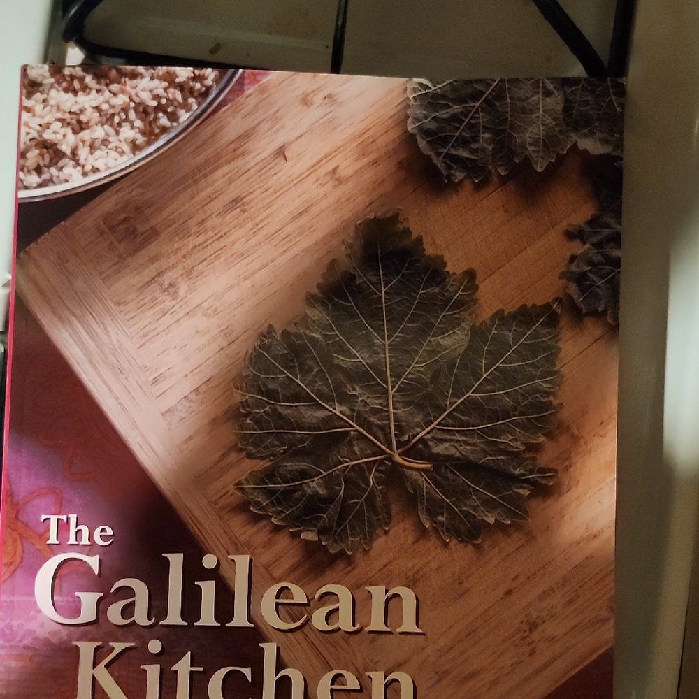 The Galilean Kitchen Cookbook with Brown Cover